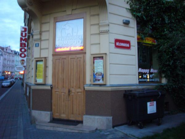 Restaurace Jumboo - vchod